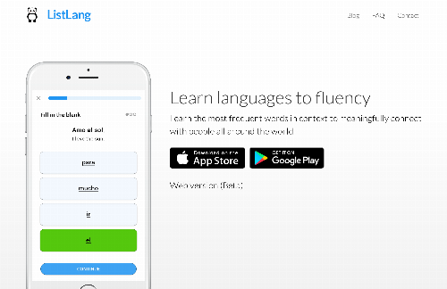 startuptile ListLang – Learn Languages to Fluency-