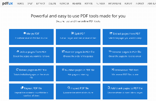 startuptile Privacy friendly suite of PDF tools-
