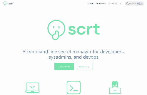 startuptile Scrt – a secret manager for the command line-