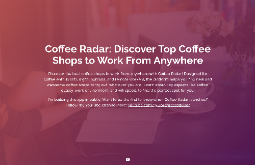 startuptile Coffee Radar-Discover new cafes to work remotely from wherever you are