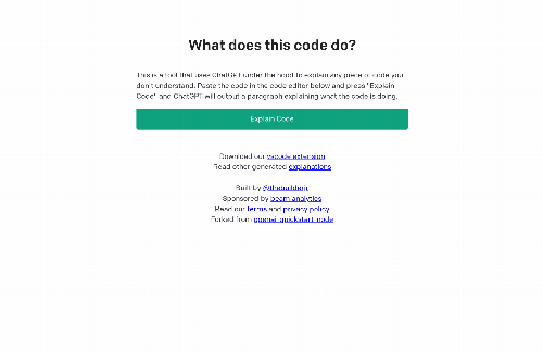 startuptile AI explanations for other people’s code-
