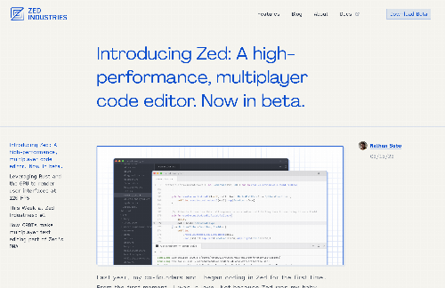 startuptile Zed – A high-performance, multiplayer code editor. Now in public beta-
