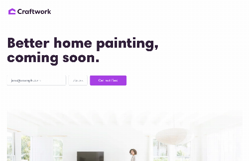 startuptile Craftwork-Craftwork is modern tech-enabled painting company 