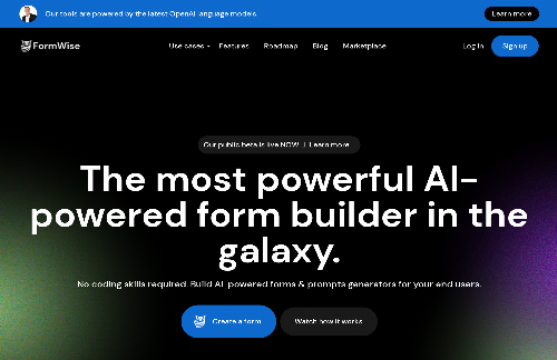 startuptile FormWise-AI Powered Forms & Prompt Generators 