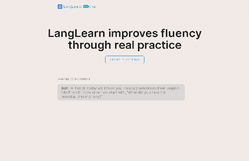 startuptile LangLearn, a GPT-powered language tutor-