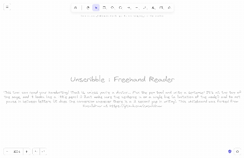 startuptile Unscribbler – Simple Handwriting Reader-