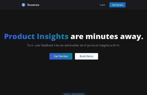 startuptile Essense.io-AI powered product research