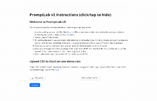 startuptile PromptLab–Prompt Chain Iteration for Nontechnical Users-