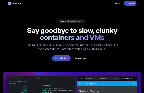 startuptile OrbStack beta – fast, light, simple Docker and Linux on macOS-