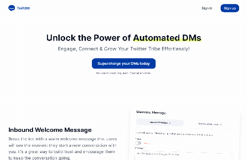 startuptile Twitdm-Unlock the Power of Automated DMs