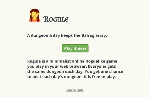 startuptile Rogule-A daily online roguelike game