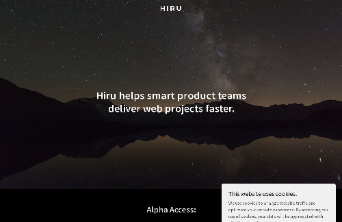 startuptile Hiru-Hiru helps smart product teams deliver web projects faster. 