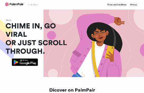 startuptile PalmPair-Social media app that uses AI for image generation