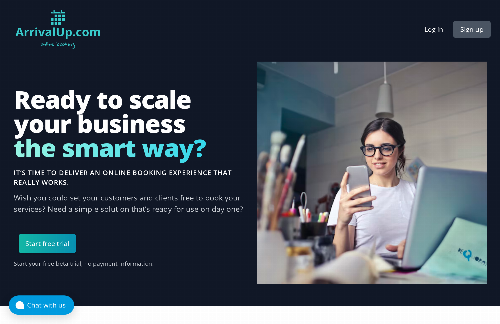 startuptile ArrivalUp.com-Online booking platform Small business scheduling