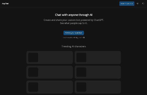 startuptile AnyChat - Create, train & share your own ChatGPT bot-