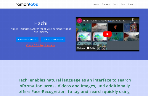 startuptile Self-hosted natural language search for videos and images-