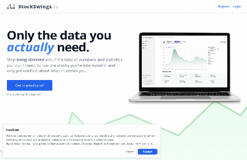 startuptile StockSwings-Simple stock site that has only what you really need.