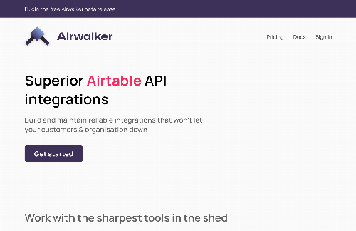 startuptile I built developer tooling for the Airtable API that I needed-