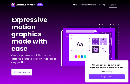 startuptile Expressive Animator – Motion graphics and 2D vector animation-