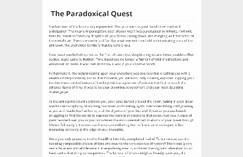 startuptile The Paradoxical Quest – A Branching Story Generated by GPT4-