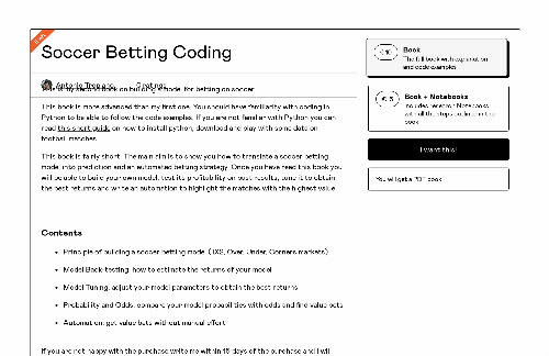 startuptile Code a Soccer Betting Model in one weekend-Learn coding and betting