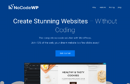 startuptile NoCodeWP-The complete nocode solution with WordPress.