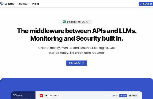 startuptile Security.dev-The middleware between APIs and LLMs