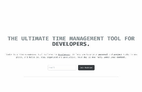 startuptile Timebx-THE ULTIMATE TIME MANAGEMENT TOOL FOR DEVELOPERS.