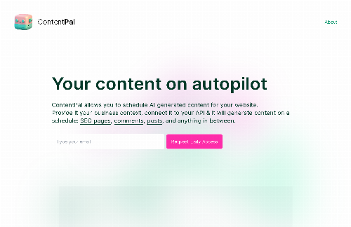 startuptile ContentPal-Use AI to generate content on a schedule