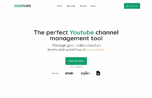 startuptile Footape – Streamline YouTube Production and Collaboration in One Place-