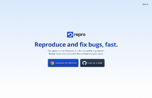 startuptile Repro – an open-source bug reporting and debugging tool for web apps-