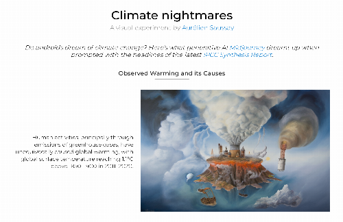 startuptile Do androids dream of climate change? A visual experiment-