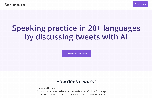 startuptile Real-world practice in 20+ languages by discussing tweets with AI-