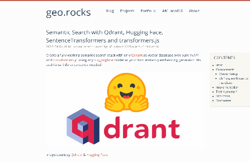 startuptile Semantic Search with Qdrant and Transformers.js-