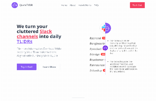 startuptile Daily TL;DRs for Your Busy Slack Channels-