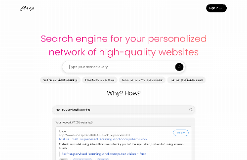 startuptile Search engine for your personalized network of high-quality websites-