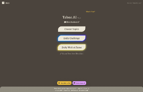 startuptile New Scoring System: Up Your Taboo Game with Taboo.ai Latest Update-