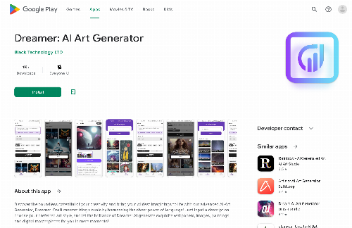 startuptile Create AI Art with your phone (Android app, Stable Diffusion)-