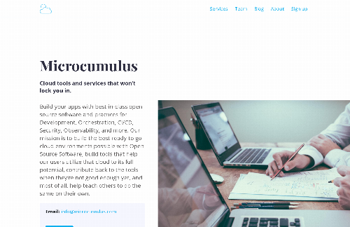 startuptile Microcumulus-Unified OSS Dev Platform