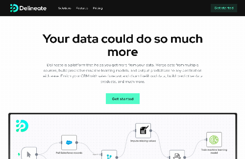 startuptile Delineate-Machine learning predictive analytics made easy