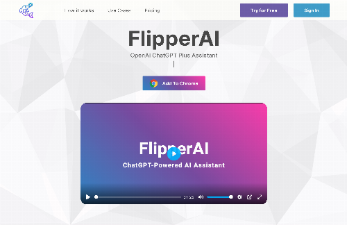 startuptile FlipperAI-FlipperAI - ChatGPT Assistant in Chrome