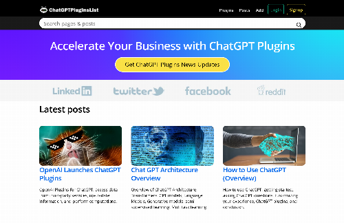 startuptile ChatGPT Plugins List-ChatGPT plugins extensions tutorials guides and news. 