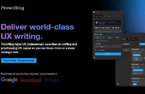 startuptile Prowriting-A.I.-based UX Writing OS