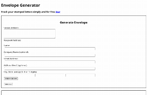 startuptile Track your stamped first class letter-