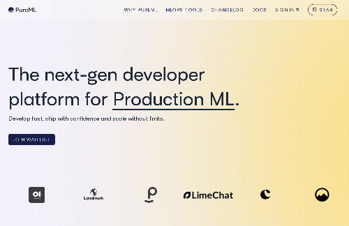 startuptile PureML – build, test, version, package, deploy Production ML-