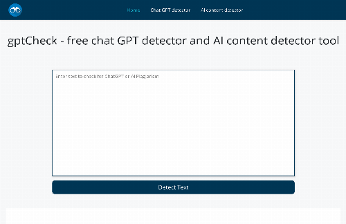 startuptile gptcheck-chat GPT detector and AI content detector tool