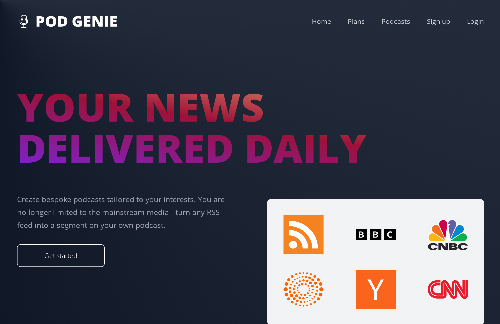 startuptile Pod Genie-Bespoke podcasts tailored to your interests