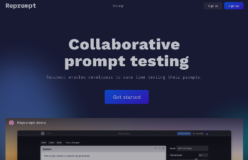 startuptile Reprompt – Collaborative Prompt Testing-