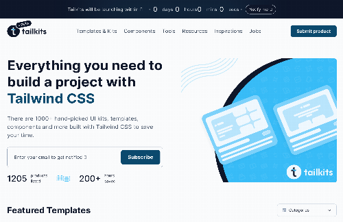 startuptile Tailkits-Tailwind CSS Marketplace