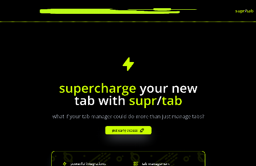 startuptile supr/tab ?-supercharge your new tab